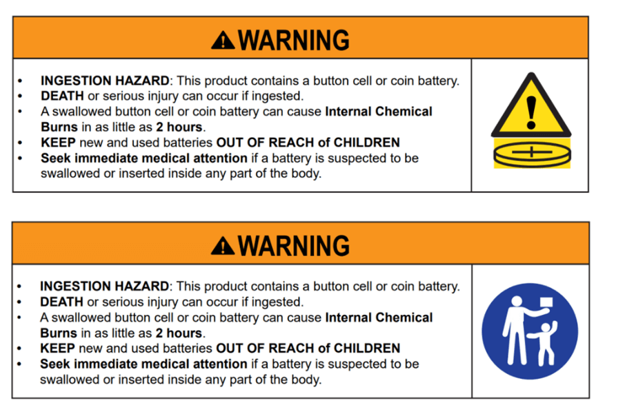 UL 4200A標(biāo)注中關(guān)于警告標(biāo)示要求的規(guī)定