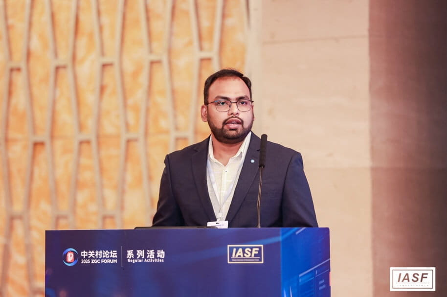 TüV南德Dr. Thejus Pathmakumar(帕特瑪庫馬爾博士)發(fā)表演講