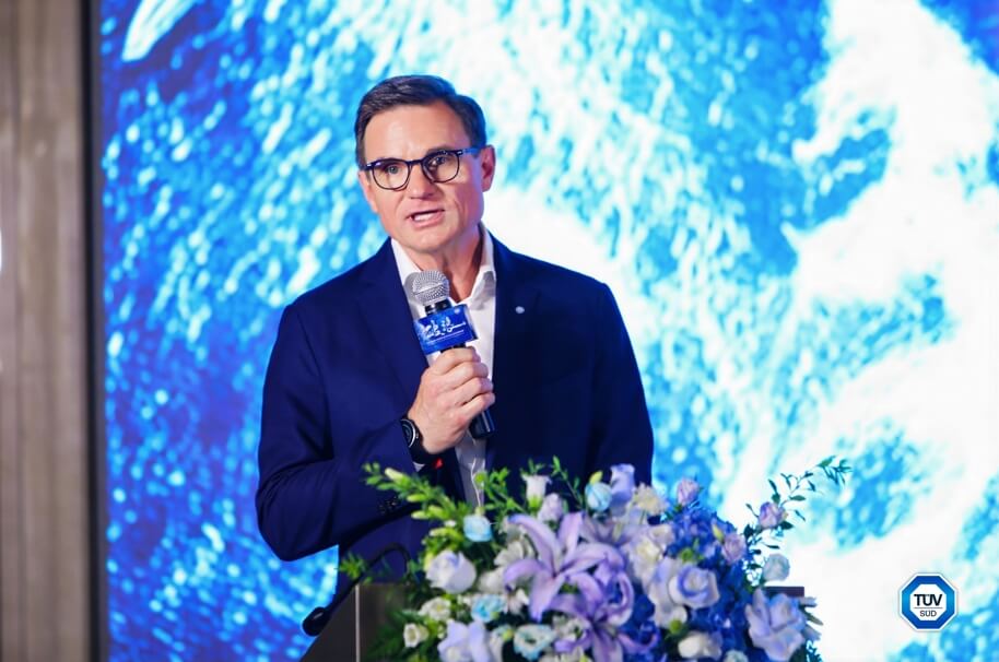 TüV南德Dirk von Wahl發(fā)表歡迎致辭